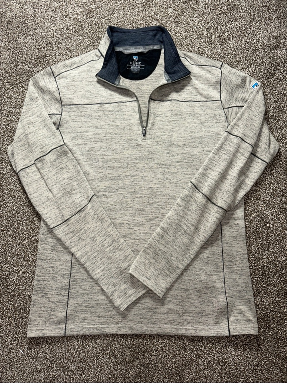 Kuhl Ryzer 1/4 zip men’s medium tan